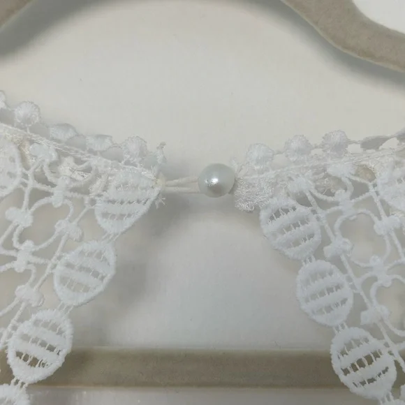 For Love and  Lemons bridal shower or wedding dress, white lace, bridal gown, S - Picture 8 of 13